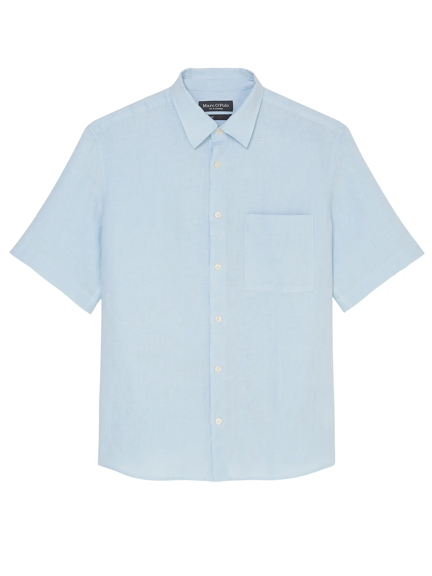MARC O'POLO | Leinenhemd  Regular Fit | blau